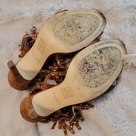 ALDO Fringe Strappy Heels - Picture 4 of 7